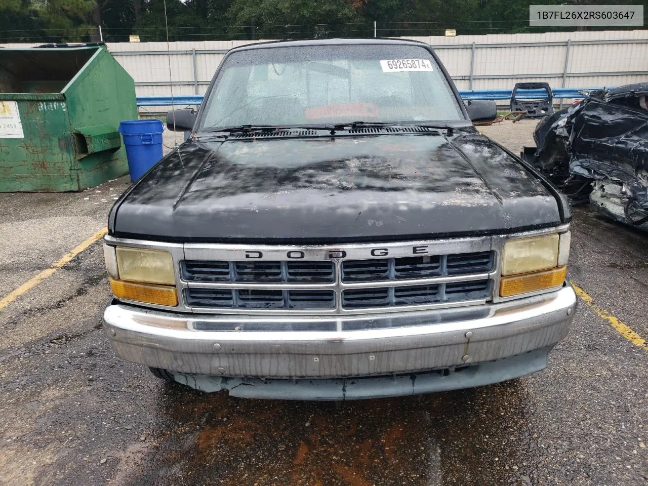 1B7FL26X2RS603647 1994 Dodge Dakota