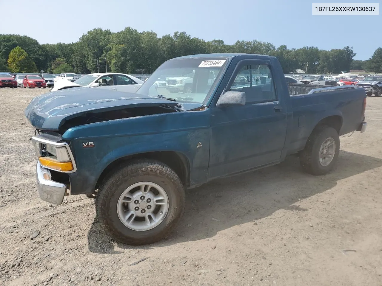 1994 Dodge Dakota VIN: 1B7FL26XXRW130637 Lot: 70238464