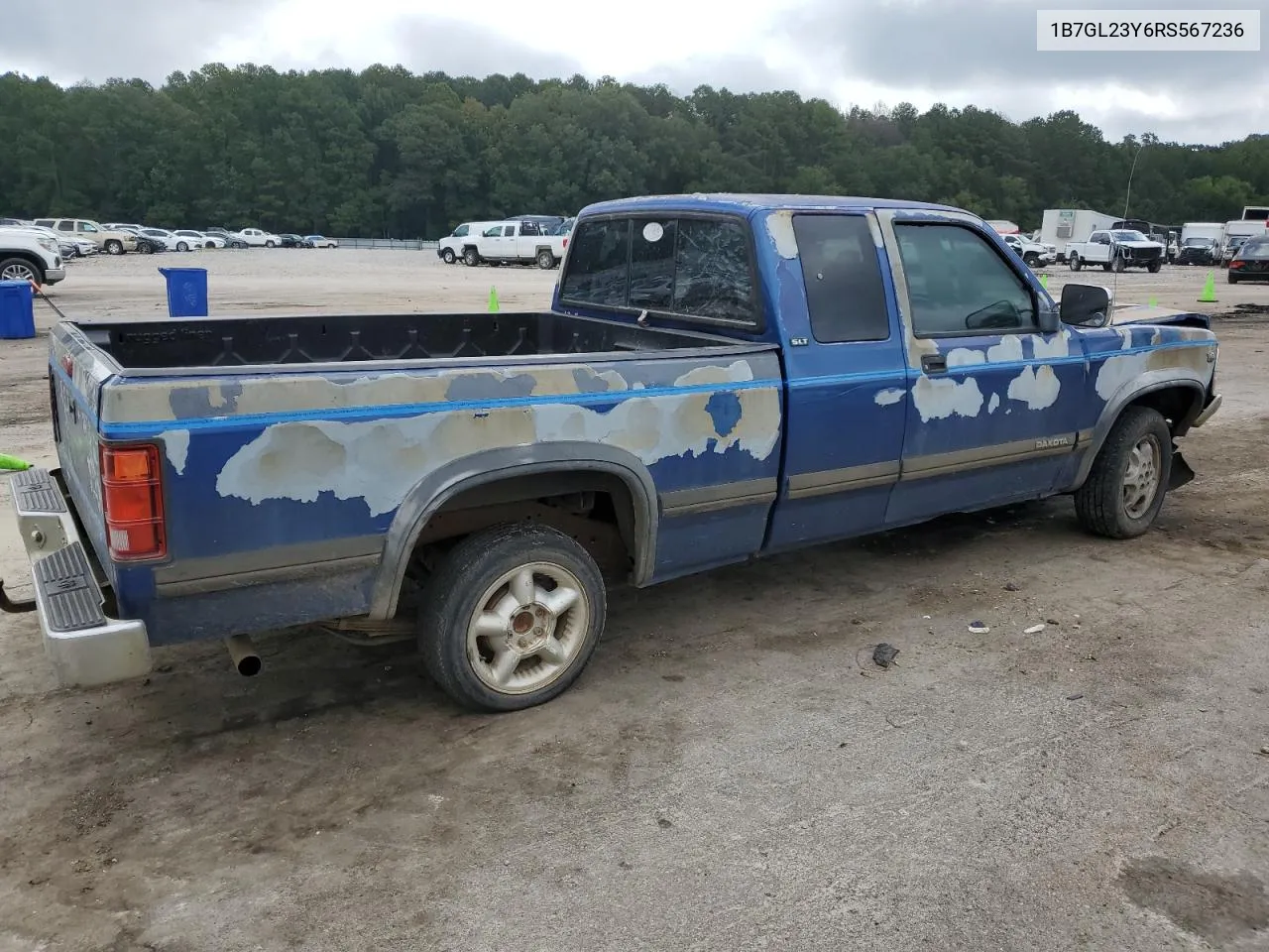 1994 Dodge Dakota VIN: 1B7GL23Y6RS567236 Lot: 71596824