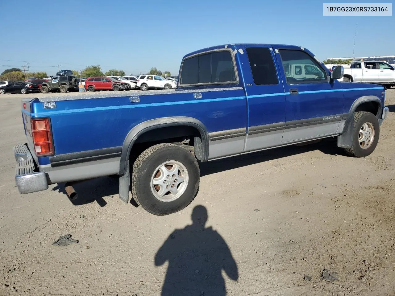 1994 Dodge Dakota VIN: 1B7GG23X0RS733164 Lot: 73344004