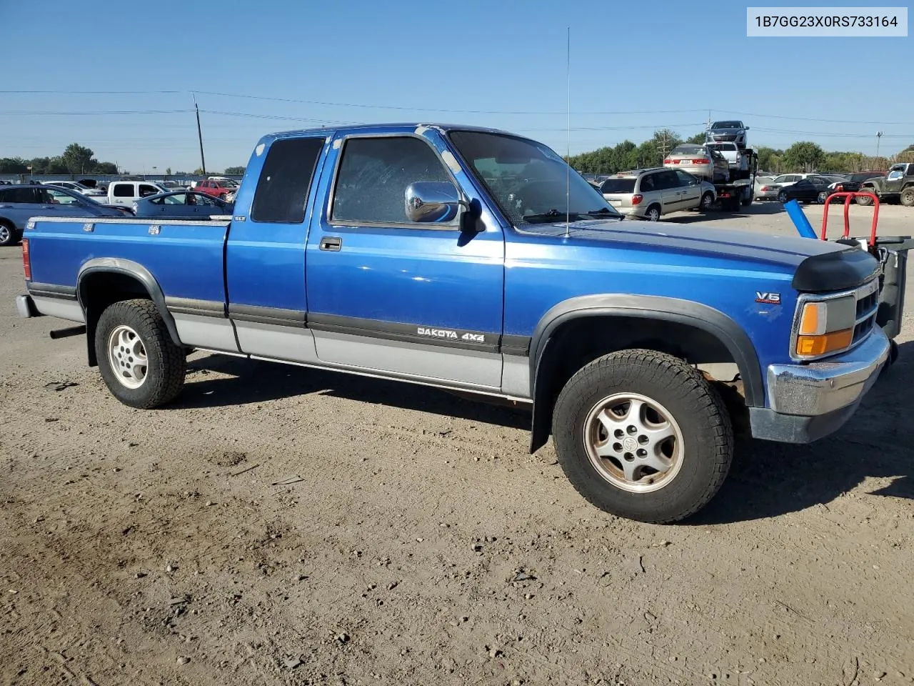 1994 Dodge Dakota VIN: 1B7GG23X0RS733164 Lot: 73344004