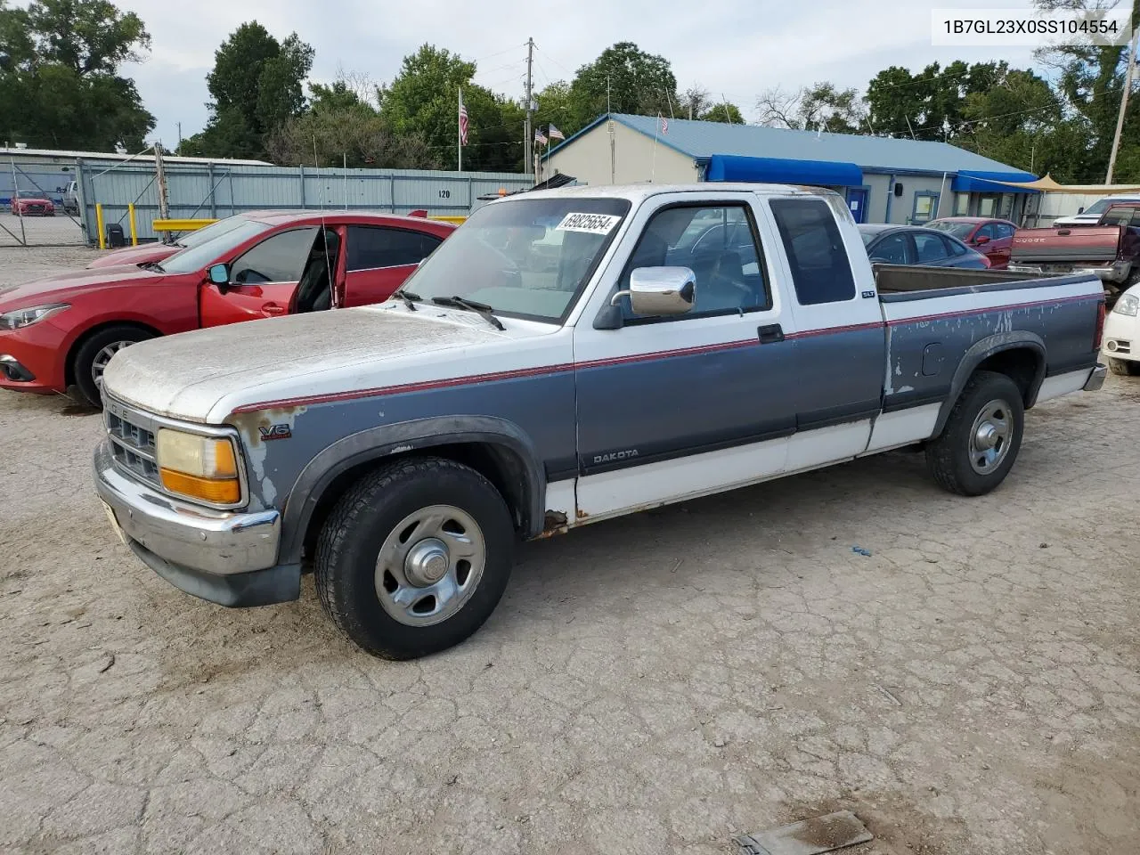 1995 Dodge Dakota VIN: 1B7GL23X0SS104554 Lot: 69825654