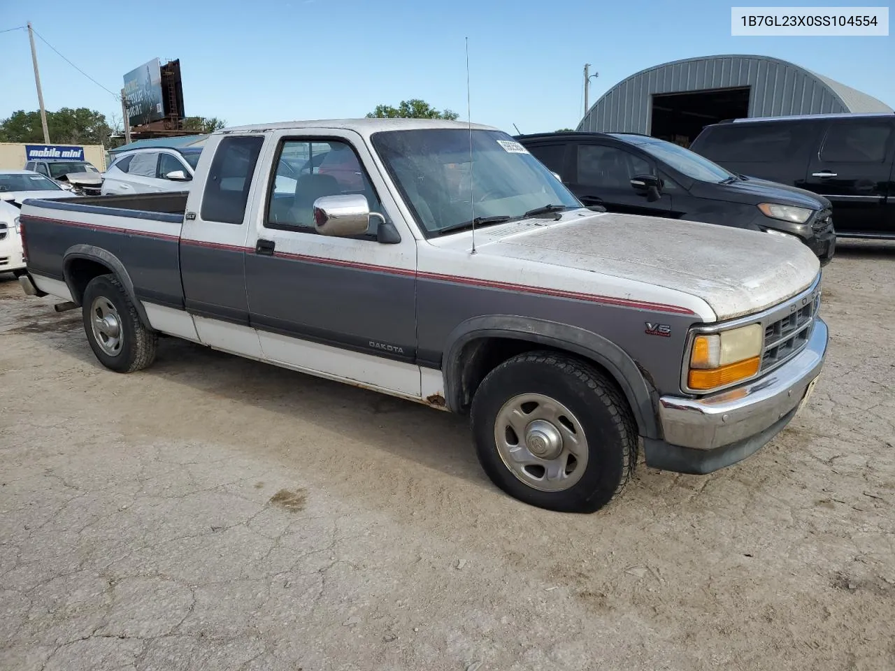 1995 Dodge Dakota VIN: 1B7GL23X0SS104554 Lot: 69825654