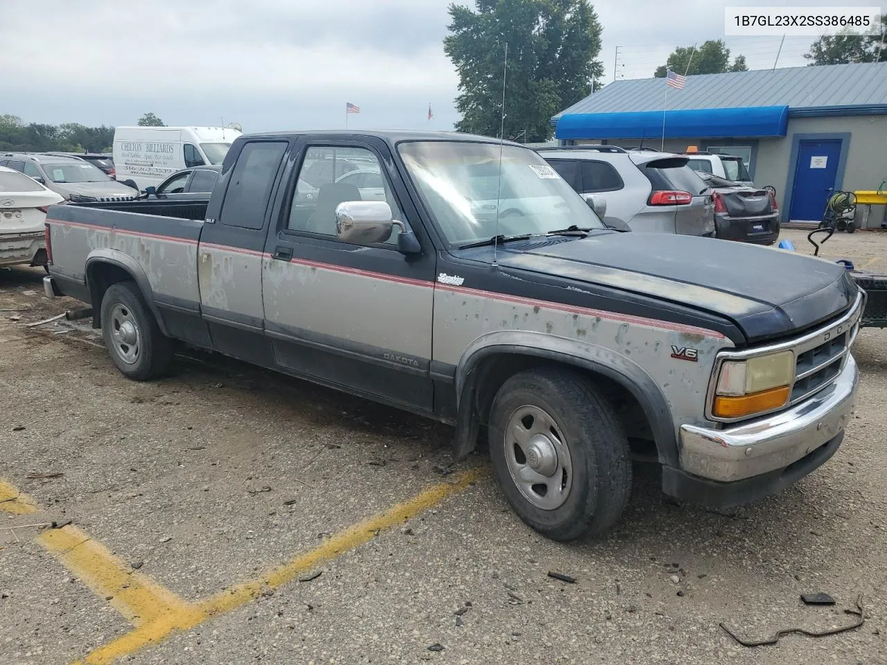 1995 Dodge Dakota VIN: 1B7GL23X2SS386485 Lot: 72893124