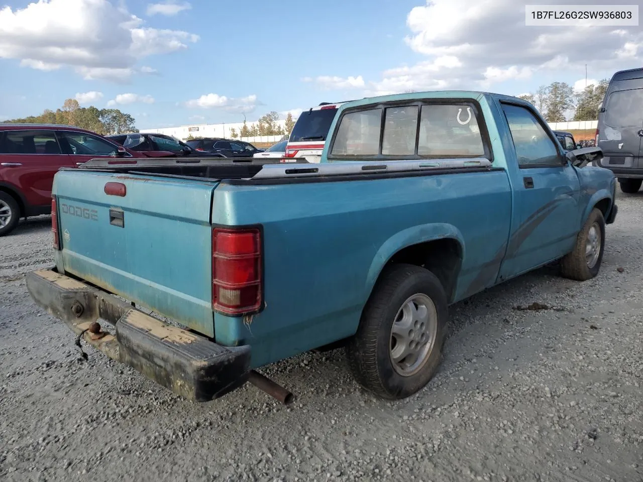 1995 Dodge Dakota VIN: 1B7FL26G2SW936803 Lot: 78535514