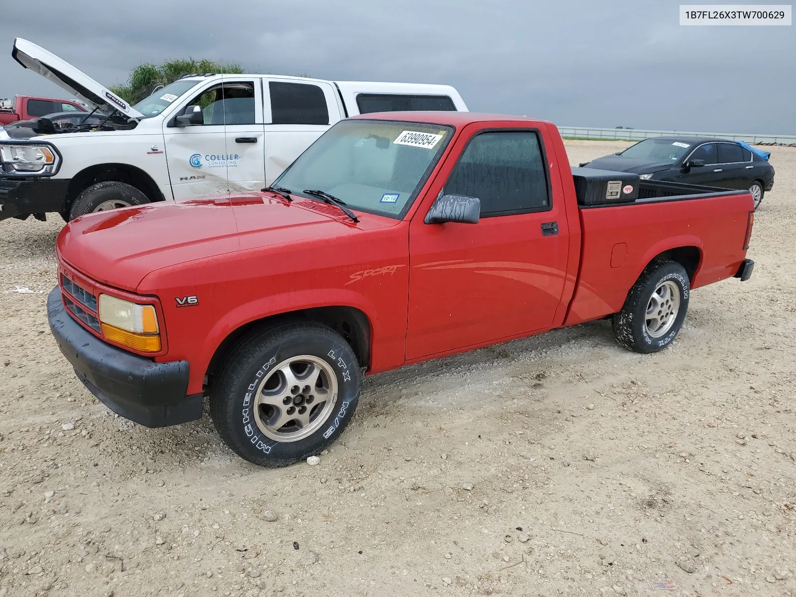 1B7FL26X3TW700629 1996 Dodge Dakota