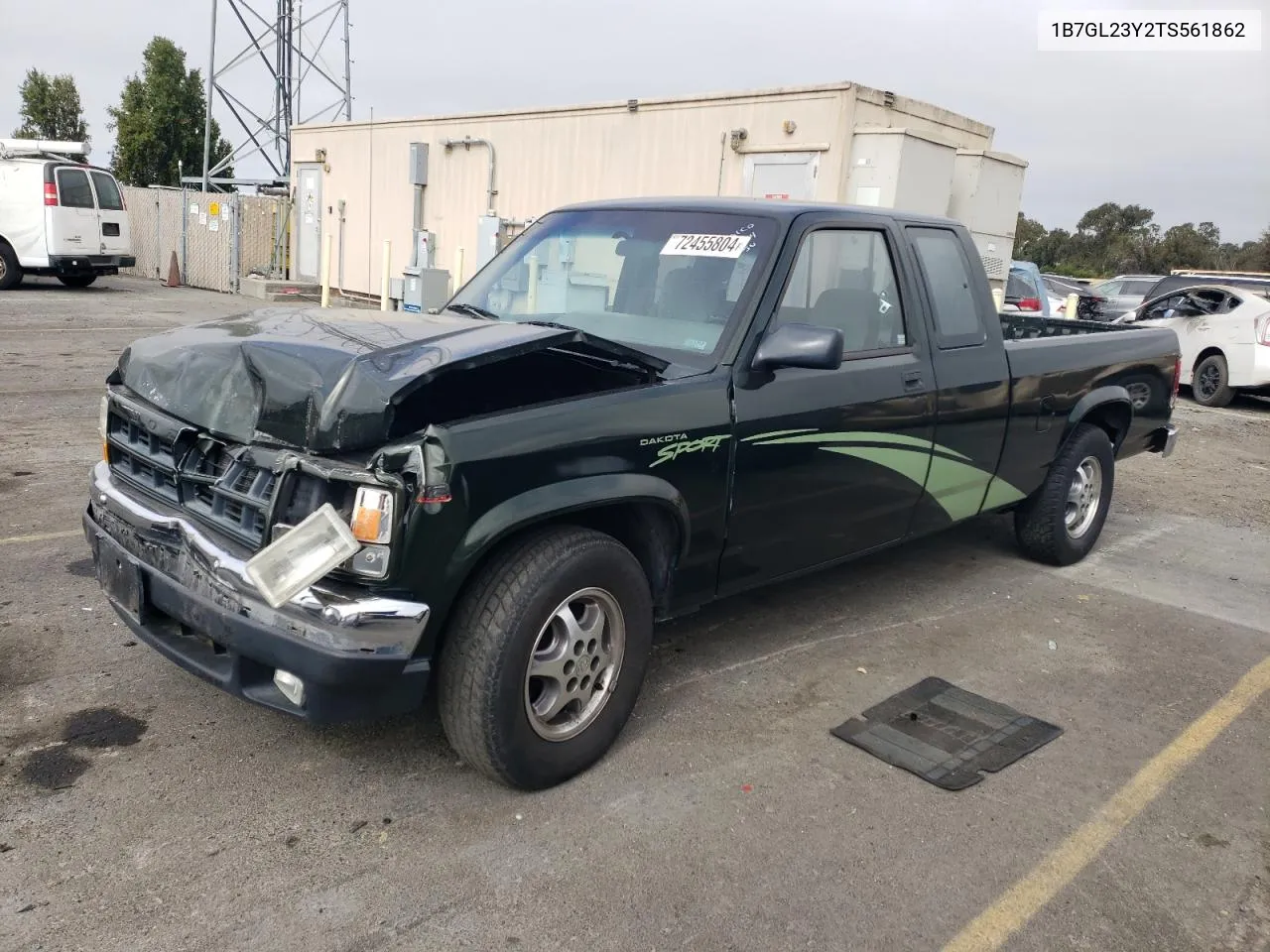 1996 Dodge Dakota VIN: 1B7GL23Y2TS561862 Lot: 72455804