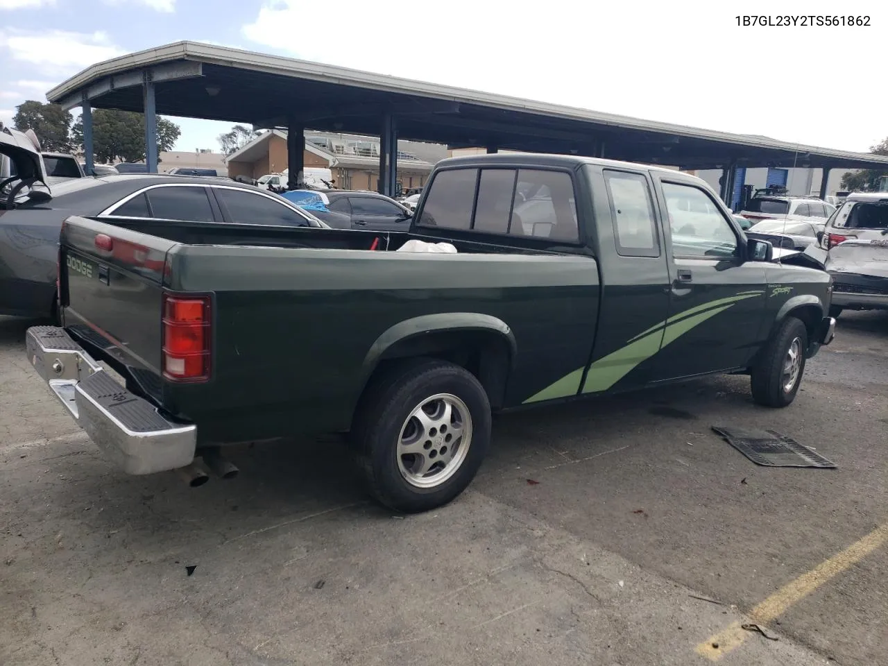 1996 Dodge Dakota VIN: 1B7GL23Y2TS561862 Lot: 72455804