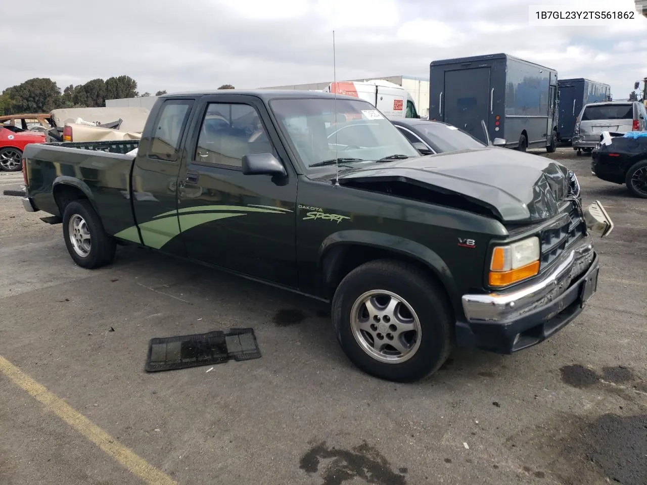 1996 Dodge Dakota VIN: 1B7GL23Y2TS561862 Lot: 72455804