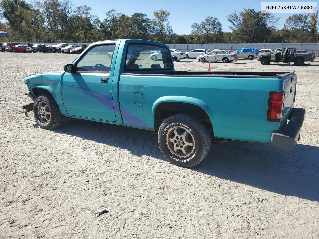 1996 Dodge Dakota VIN: 1B7FL26X9TW706385 Lot: 77003174