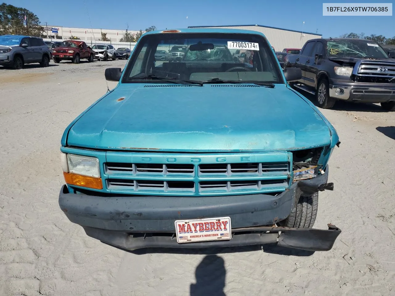 1B7FL26X9TW706385 1996 Dodge Dakota