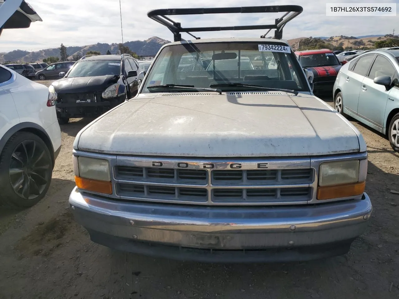 1996 Dodge Dakota VIN: 1B7HL26X3TS574692 Lot: 79342224