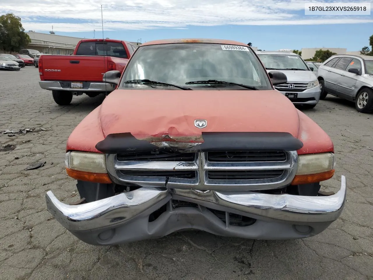 1997 Dodge Dakota VIN: 1B7GL23XXVS265918 Lot: 66989384