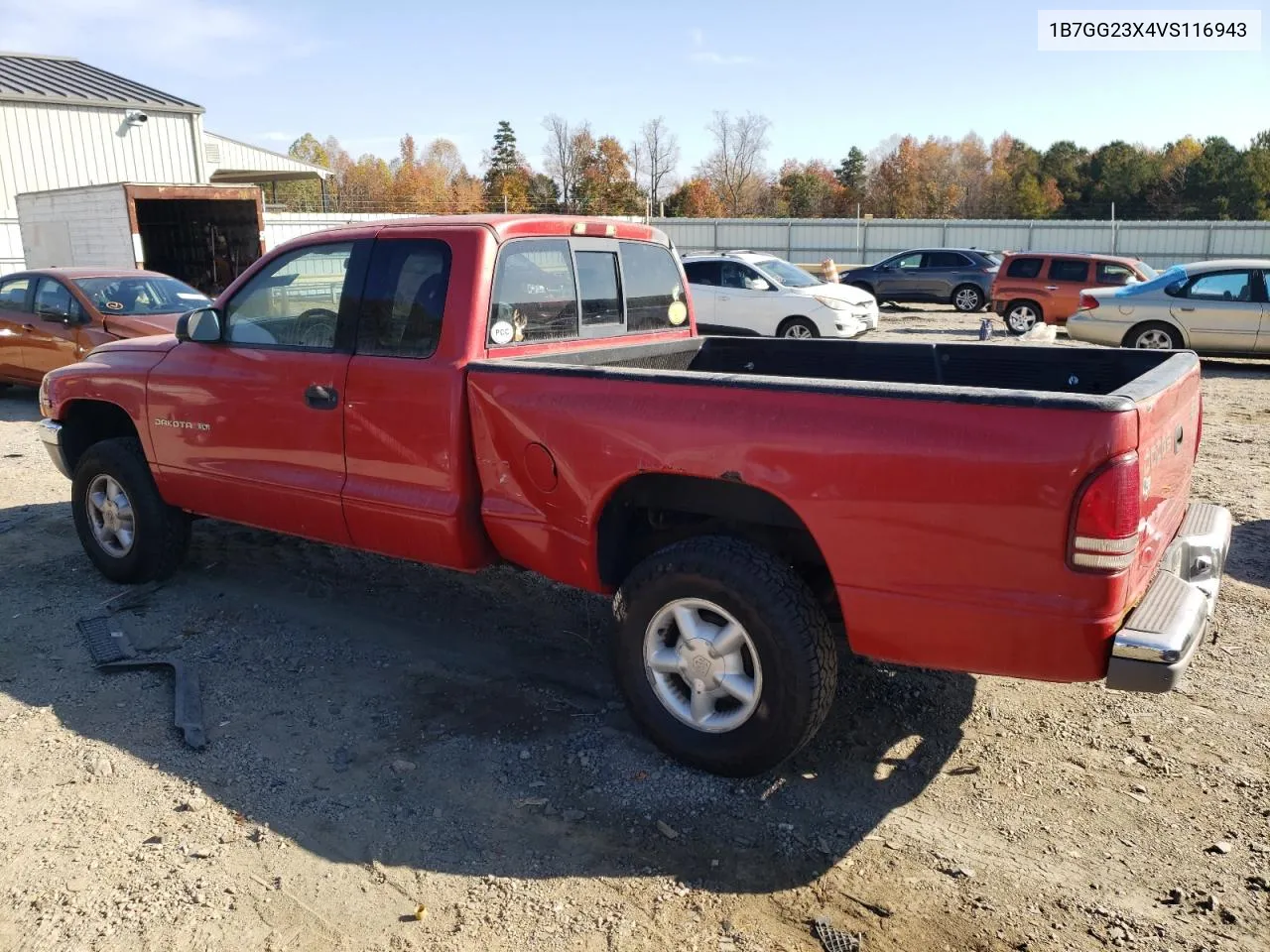 1997 Dodge Dakota VIN: 1B7GG23X4VS116943 Lot: 78241234