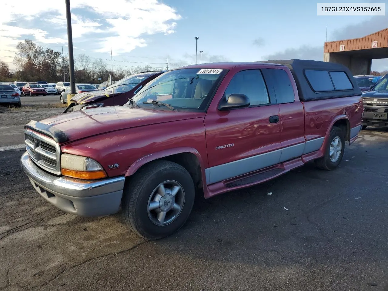 1997 Dodge Dakota VIN: 1B7GL23X4VS157665 Lot: 79010744