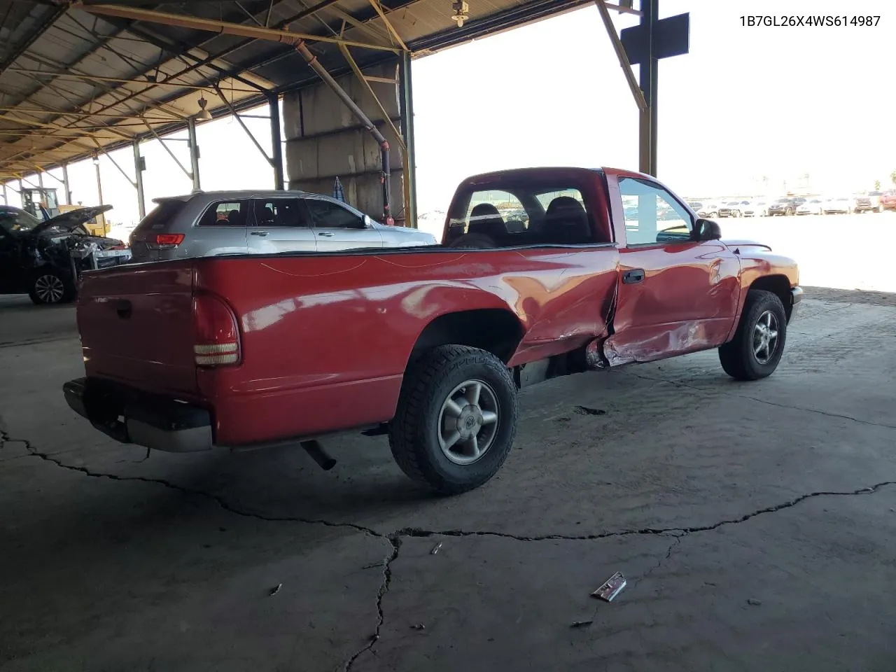 1998 Dodge Dakota VIN: 1B7GL26X4WS614987 Lot: 69105064