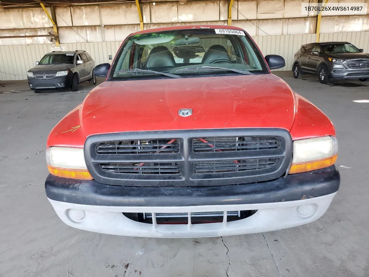 1998 Dodge Dakota VIN: 1B7GL26X4WS614987 Lot: 69105064