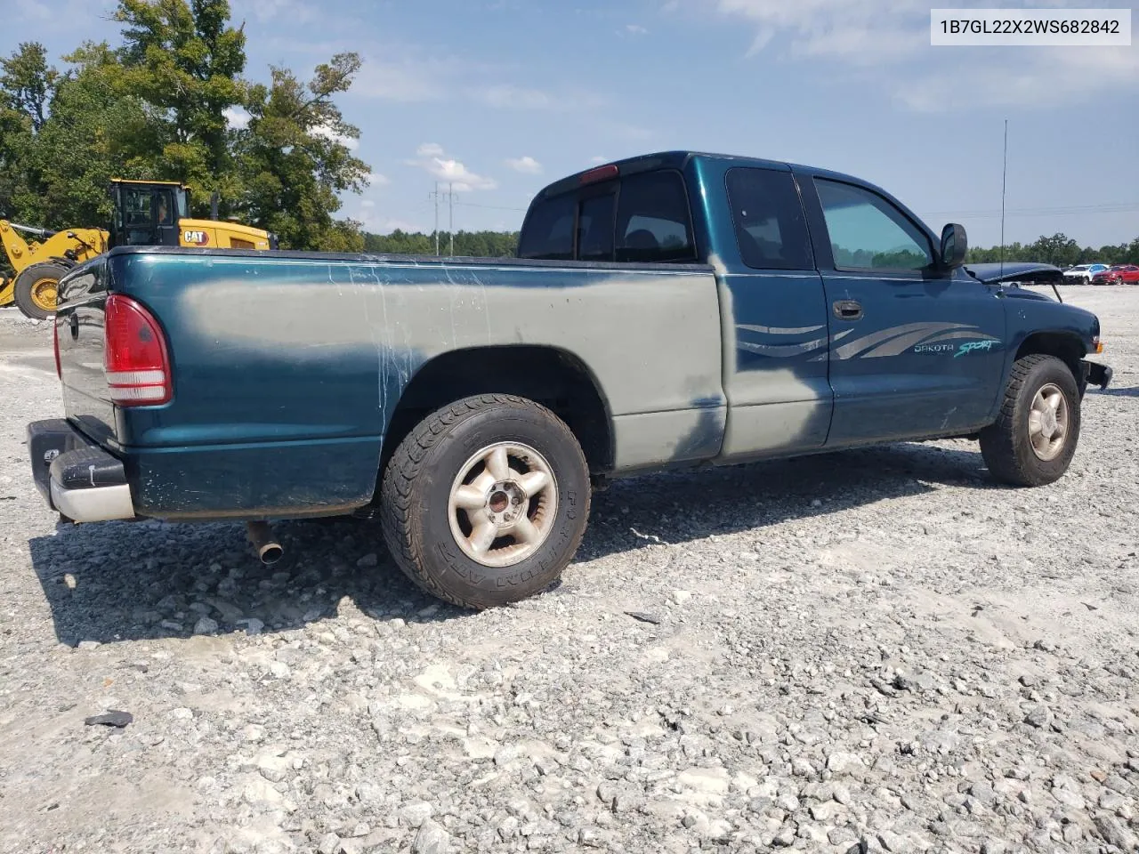 1998 Dodge Dakota VIN: 1B7GL22X2WS682842 Lot: 69789524