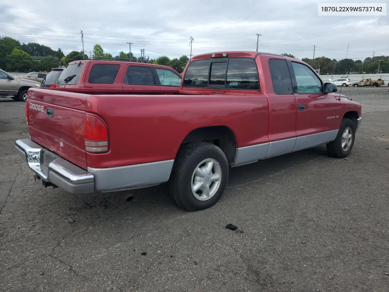 1998 Dodge Dakota VIN: 1B7GL22X9WS737142 Lot: 71386824