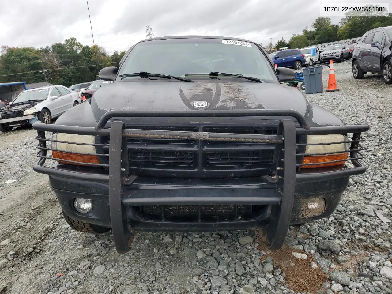 1998 Dodge Dakota VIN: 1B7GL22YXWS651881 Lot: 73191384