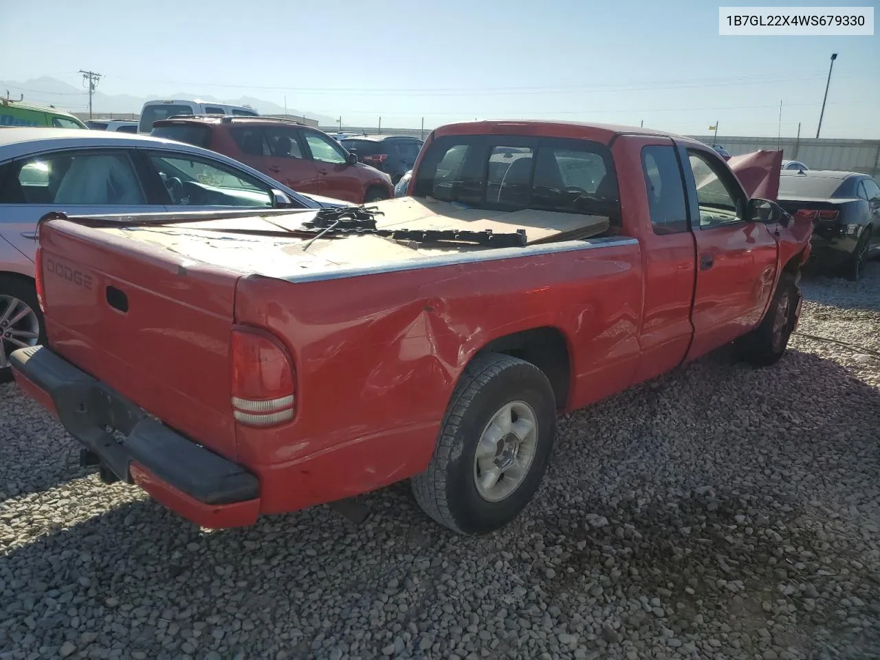 1998 Dodge Dakota VIN: 1B7GL22X4WS679330 Lot: 73655614