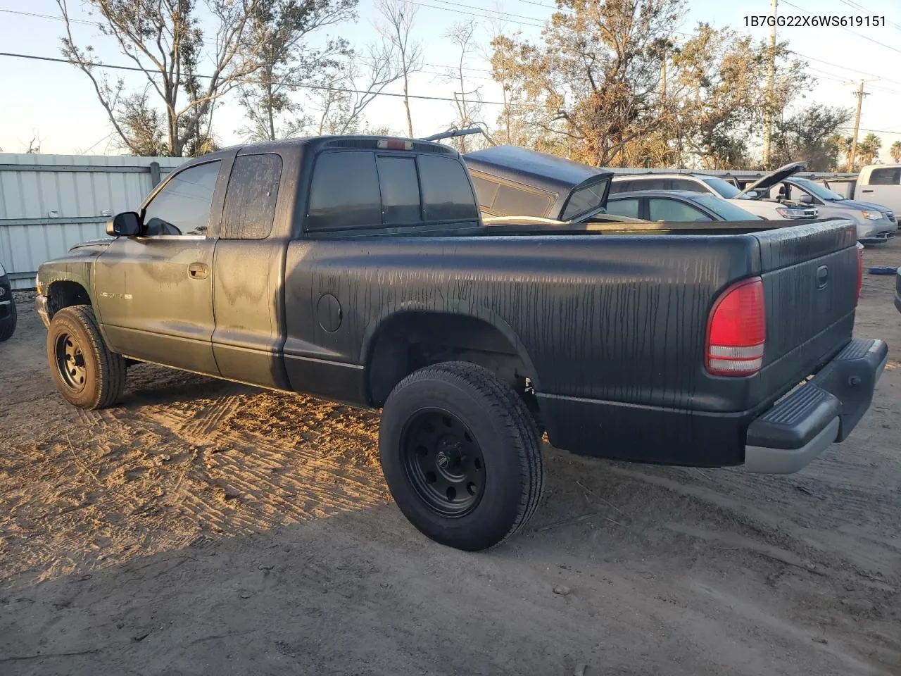 1B7GG22X6WS619151 1998 Dodge Dakota