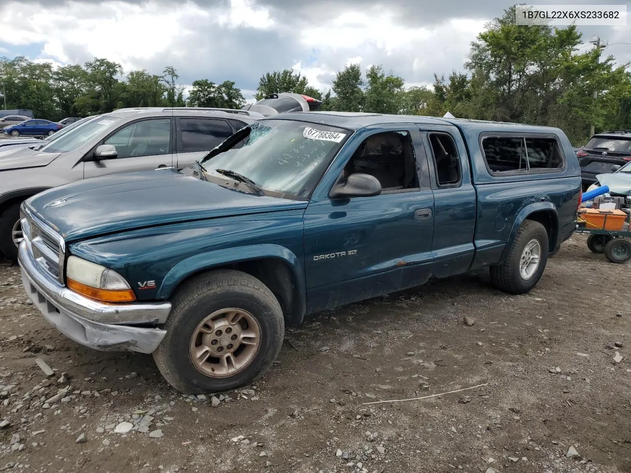 1999 Dodge Dakota VIN: 1B7GL22X6XS233682 Lot: 69874694