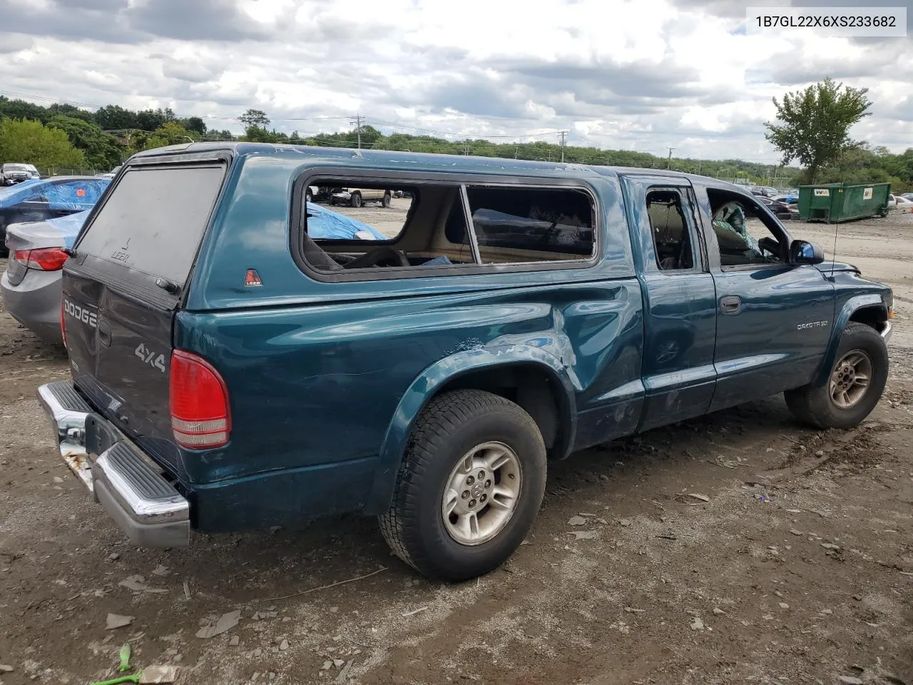 1999 Dodge Dakota VIN: 1B7GL22X6XS233682 Lot: 69874694