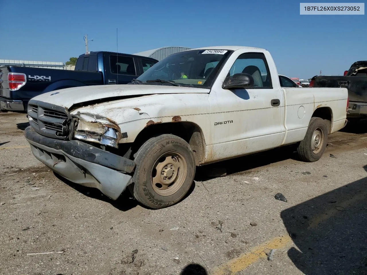 1999 Dodge Dakota VIN: 1B7FL26X0XS273052 Lot: 73429864