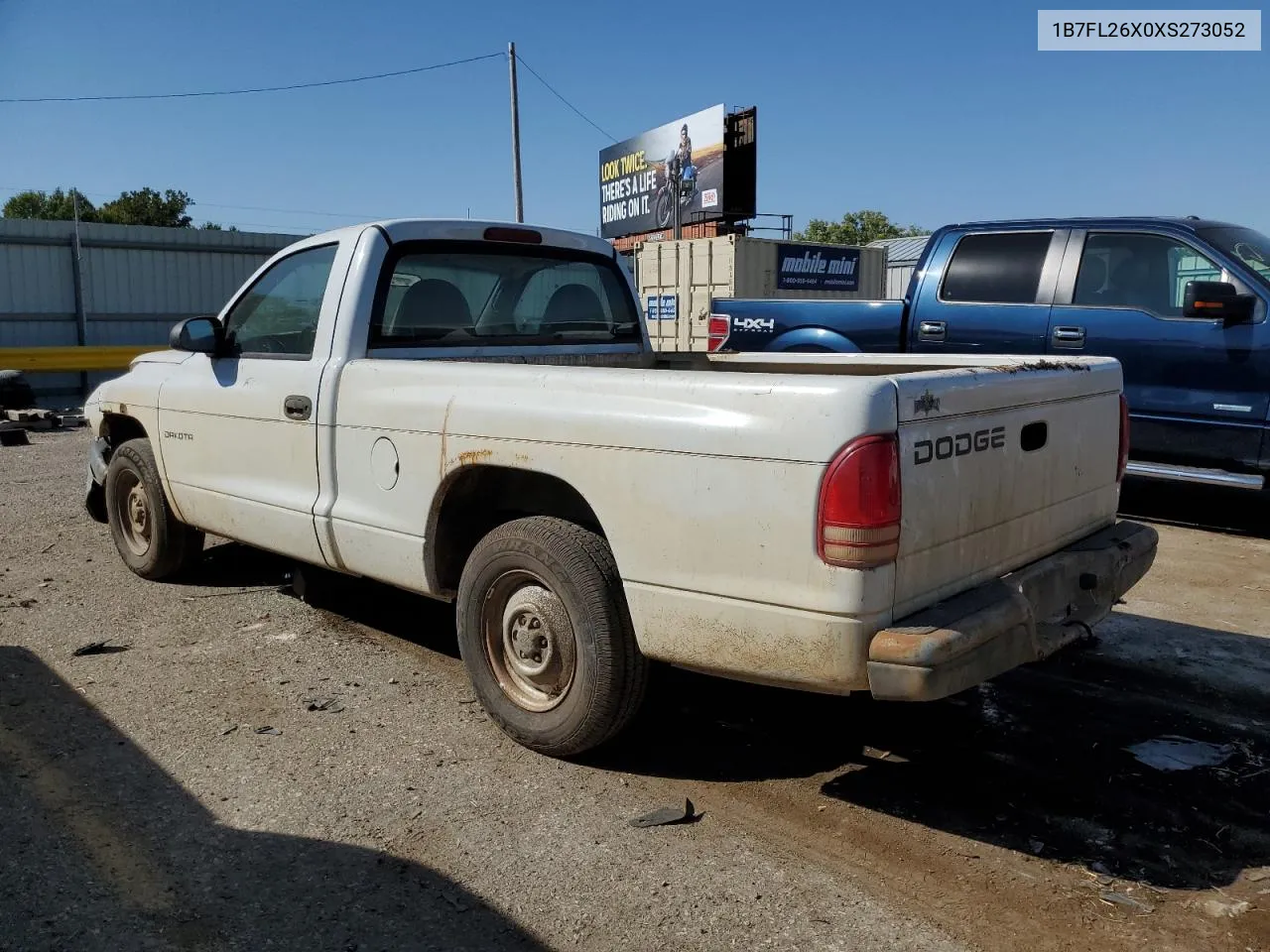 1999 Dodge Dakota VIN: 1B7FL26X0XS273052 Lot: 73429864