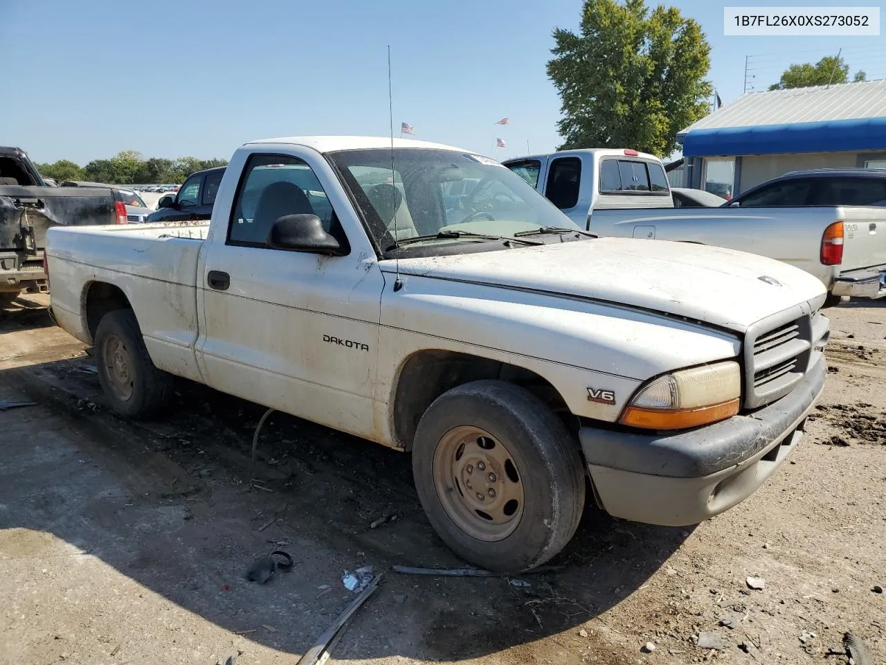 1999 Dodge Dakota VIN: 1B7FL26X0XS273052 Lot: 73429864