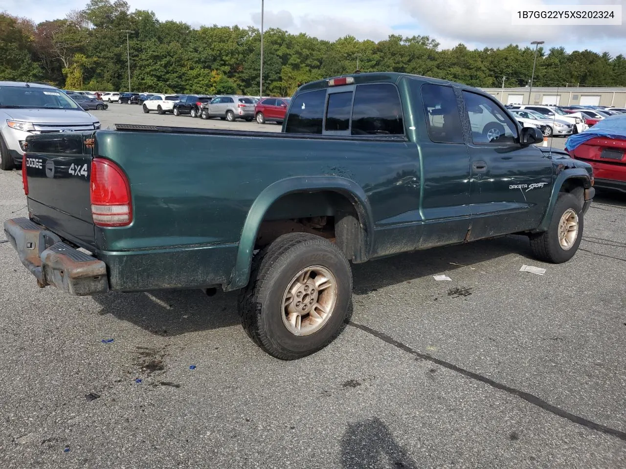 1999 Dodge Dakota VIN: 1B7GG22Y5XS202324 Lot: 73541484