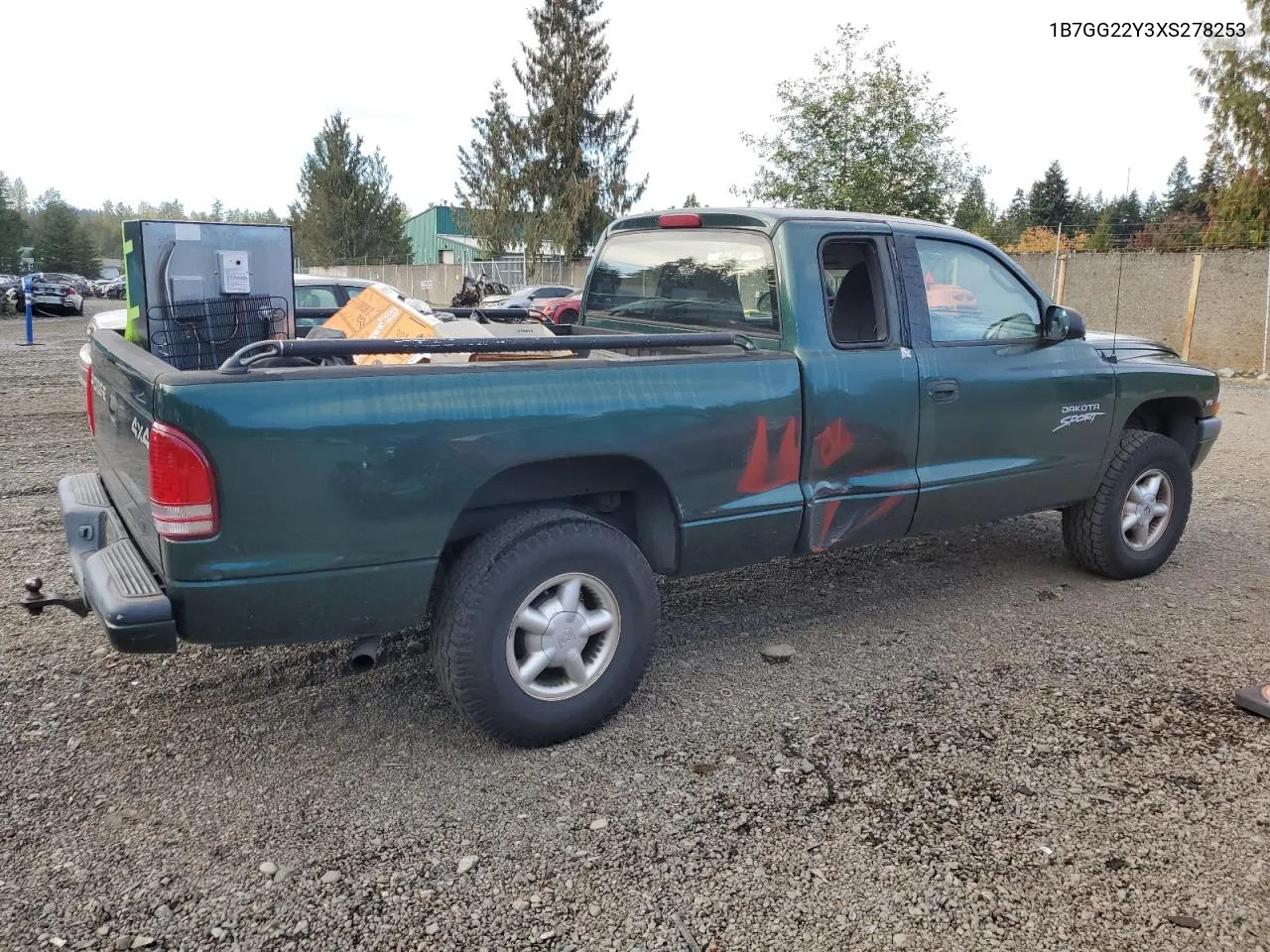 1999 Dodge Dakota VIN: 1B7GG22Y3XS278253 Lot: 73545204