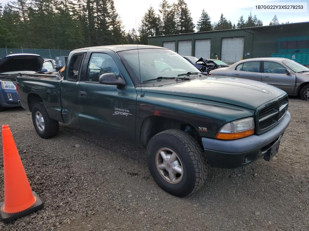 1999 Dodge Dakota VIN: 1B7GG22Y3XS278253 Lot: 73545204