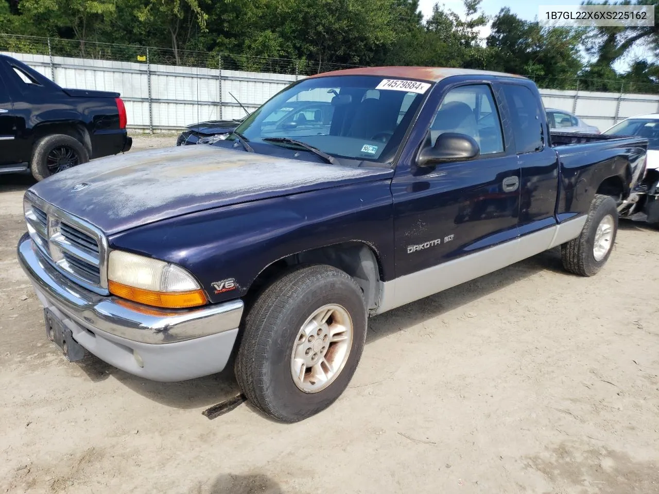 1999 Dodge Dakota VIN: 1B7GL22X6XS225162 Lot: 74579884