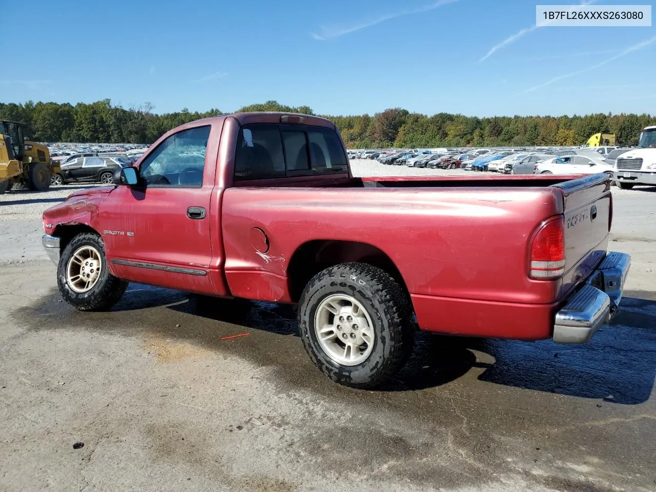 1999 Dodge Dakota VIN: 1B7FL26XXXS263080 Lot: 76882994