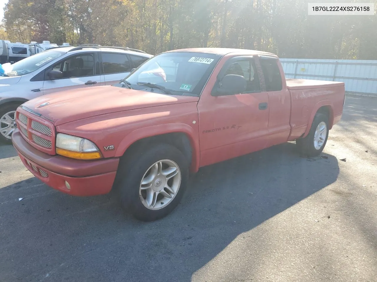 1999 Dodge Dakota VIN: 1B7GL22Z4XS276158 Lot: 76972714