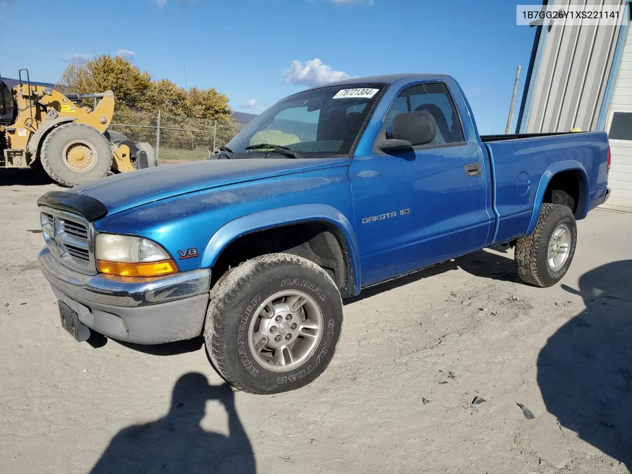 1999 Dodge Dakota VIN: 1B7GG26Y1XS221141 Lot: 78721304