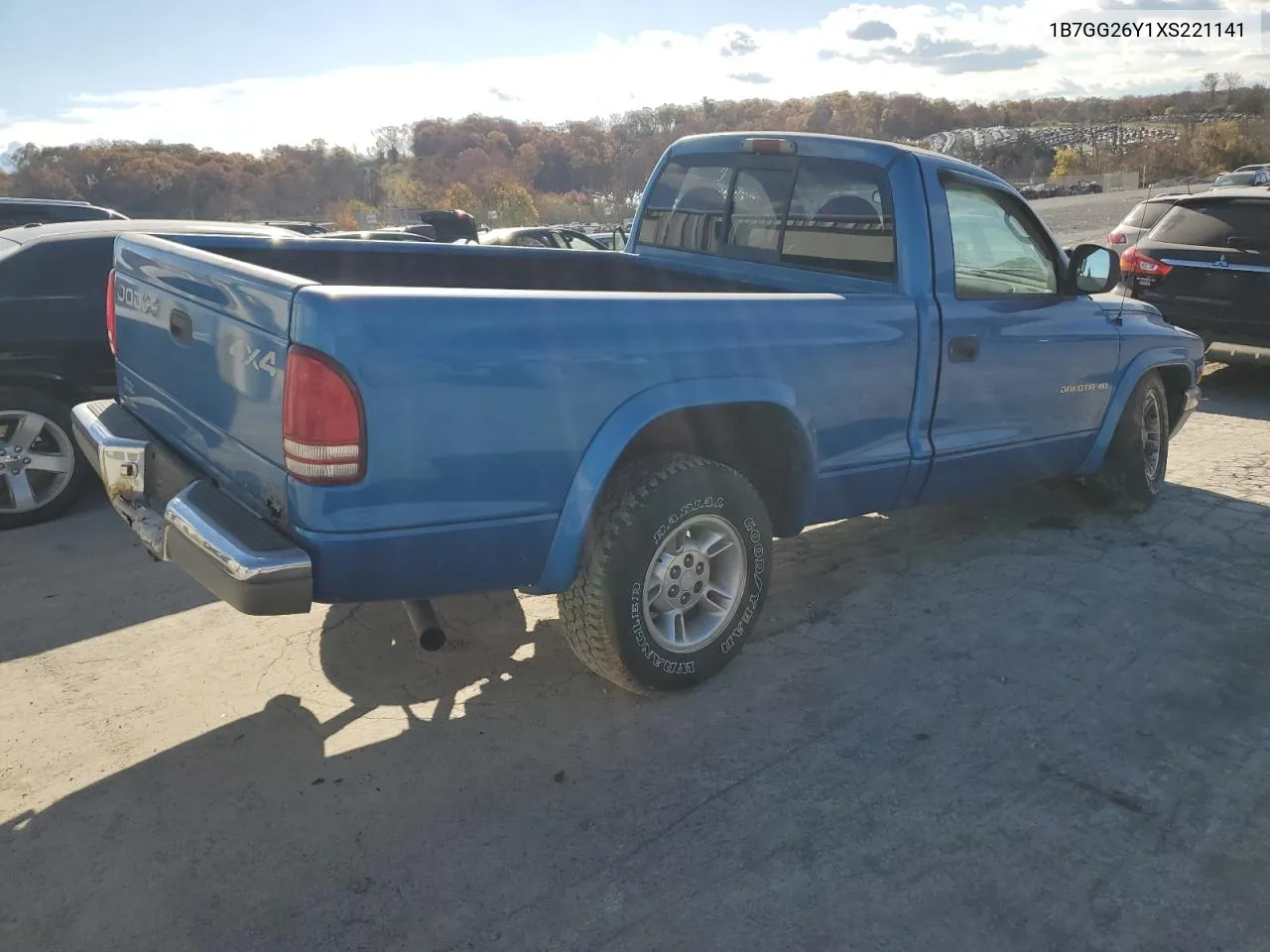 1999 Dodge Dakota VIN: 1B7GG26Y1XS221141 Lot: 78721304