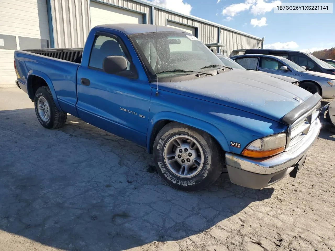 1999 Dodge Dakota VIN: 1B7GG26Y1XS221141 Lot: 78721304