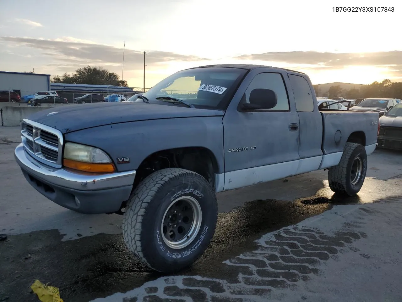 1999 Dodge Dakota VIN: 1B7GG22Y3XS107843 Lot: 80652574