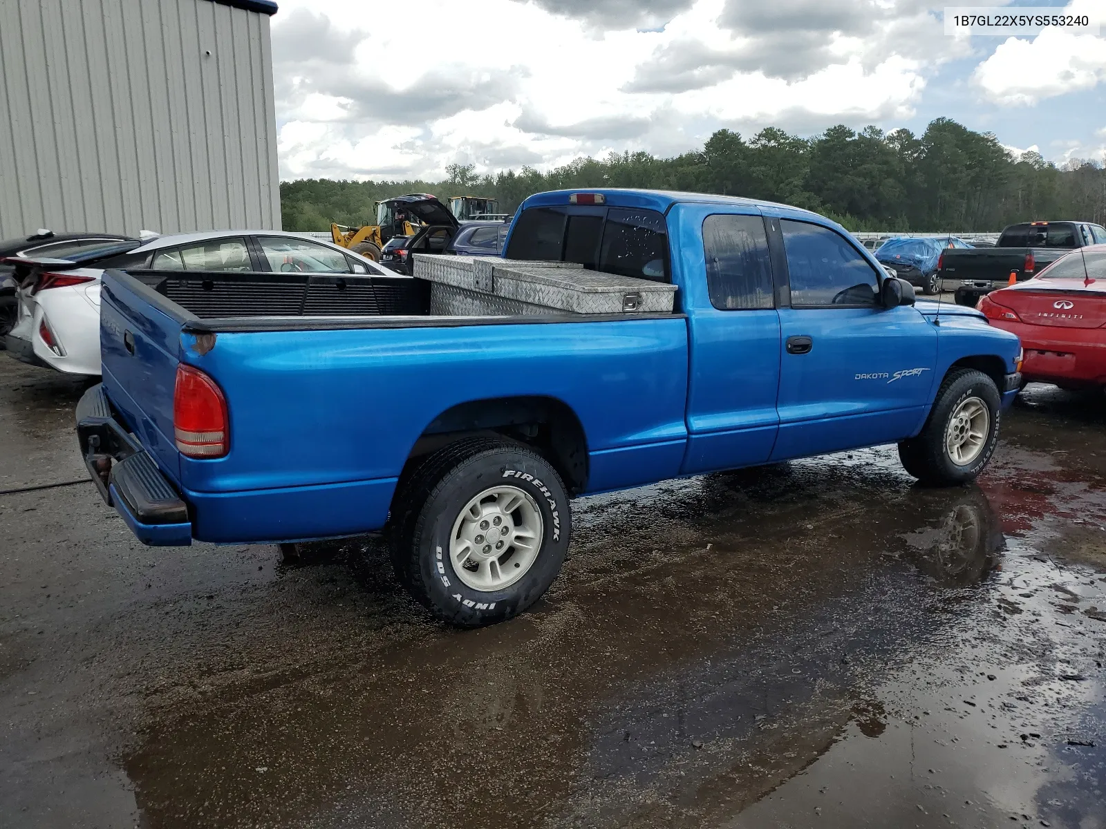 2000 Dodge Dakota VIN: 1B7GL22X5YS553240 Lot: 64255874