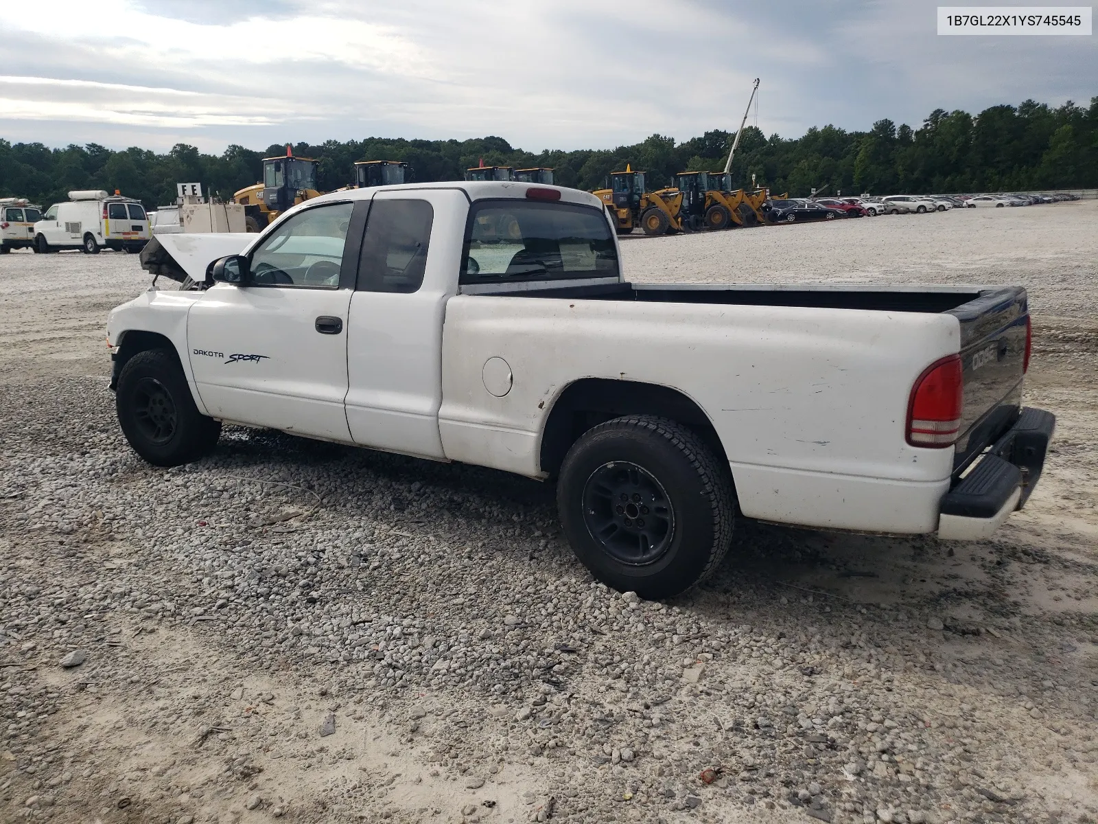 2000 Dodge Dakota VIN: 1B7GL22X1YS745545 Lot: 65662344