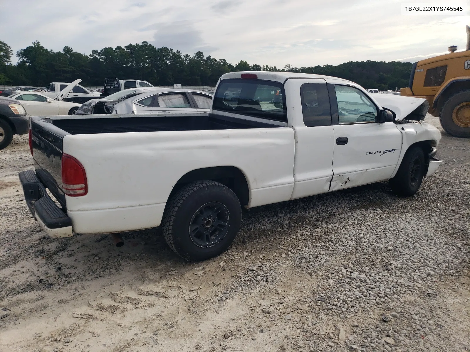 1B7GL22X1YS745545 2000 Dodge Dakota