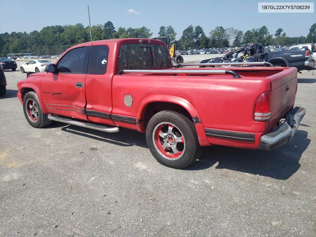 1B7GL22X7YS708239 2000 Dodge Dakota