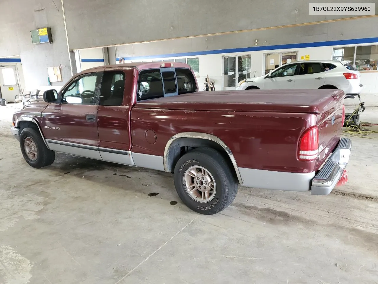 2000 Dodge Dakota VIN: 1B7GL22X9YS639960 Lot: 68003514