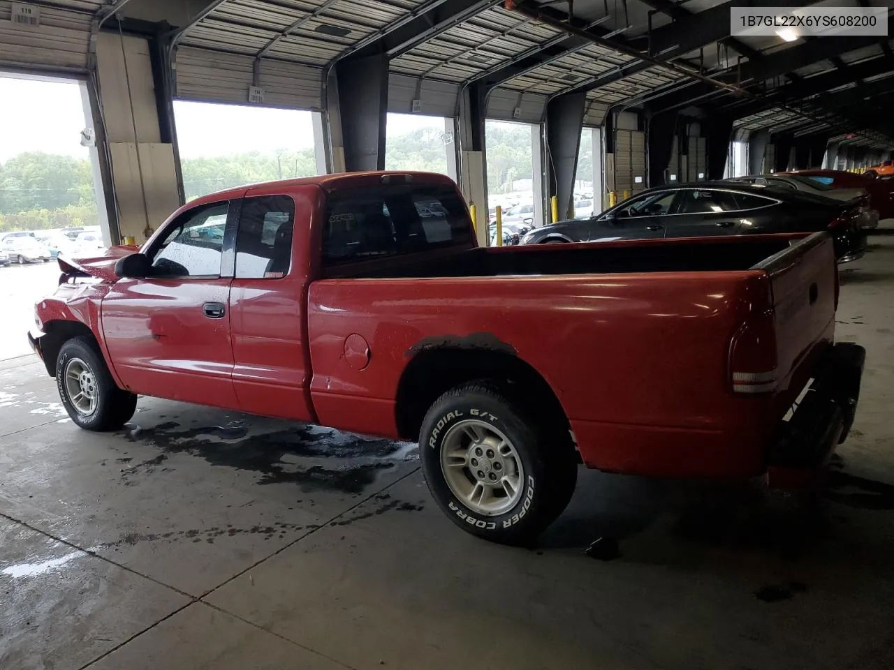 2000 Dodge Dakota VIN: 1B7GL22X6YS608200 Lot: 72993524