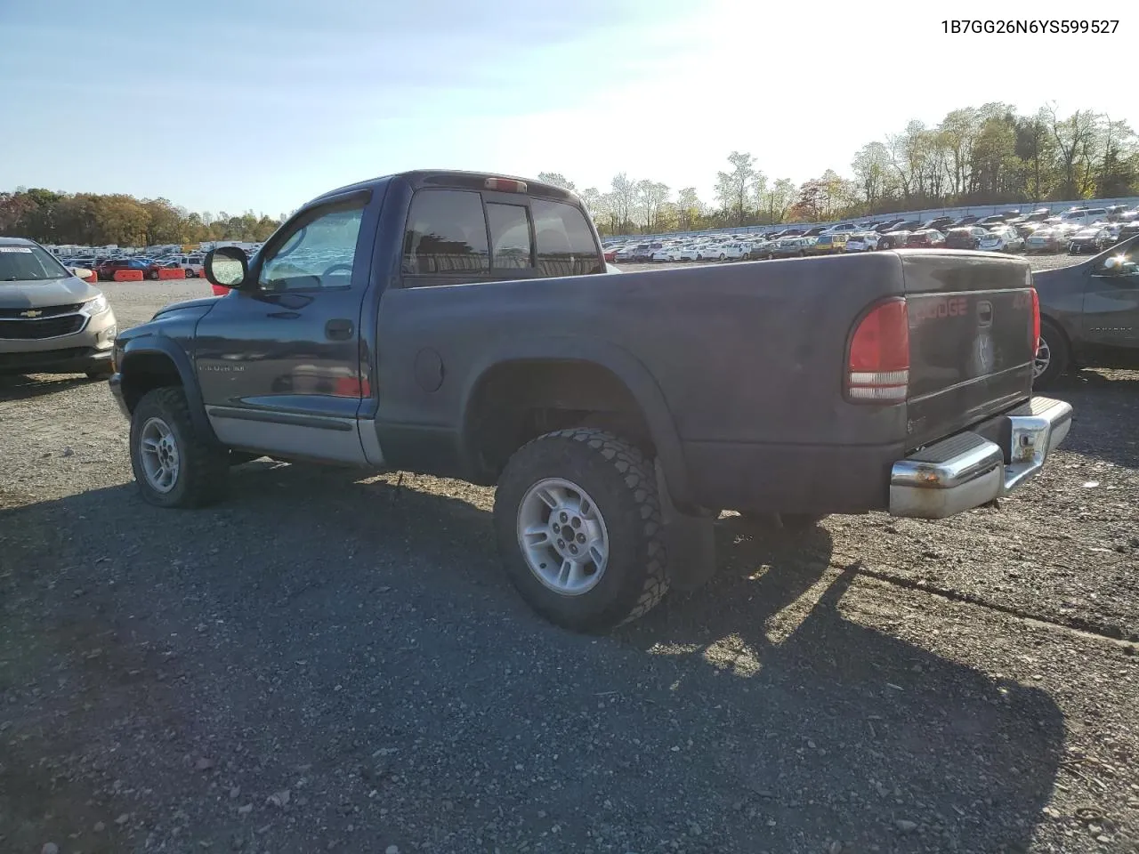 2000 Dodge Dakota VIN: 1B7GG26N6YS599527 Lot: 73604624