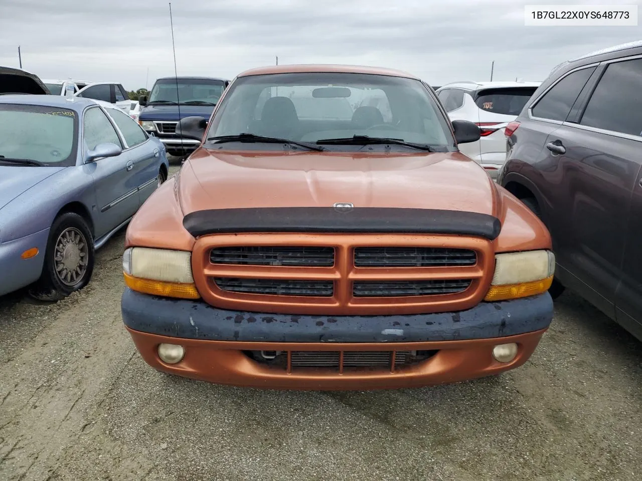 2000 Dodge Dakota VIN: 1B7GL22X0YS648773 Lot: 73998694