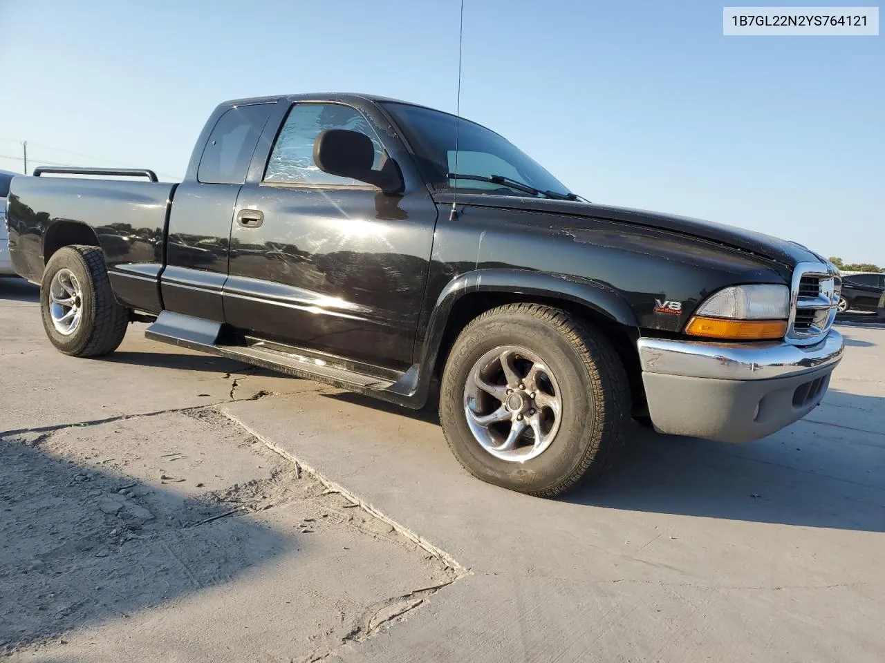 2000 Dodge Dakota VIN: 1B7GL22N2YS764121 Lot: 75391714